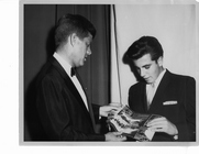 J.F.K. and Charles (Chuck) Levine 1960