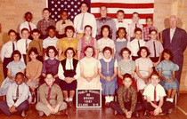 Mr. O'Connor's Class:  1st Row Right: Louis Liberti; 2nd from right: Bob McComish