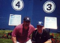 Don DeAngelis & son, Dominick-Yankee Stadium 2000